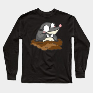 Mole Gardener Animal Funny Garden Gift Cool Long Sleeve T-Shirt